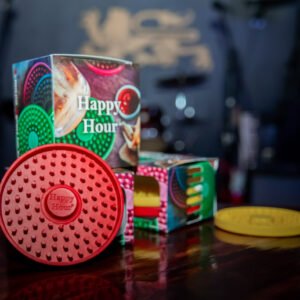 porta copos happy hour
